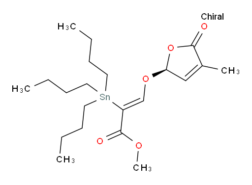 (S,Z)-methyl 3-((4-methyl-5-oxo-2,5-dihydrofuran-2-yl)oxy)-2-(tributylstannyl)acrylate