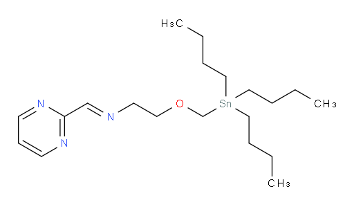 (E)-N-(pyrimidin-2-ylmethylene)-2-((tributylstannyl)methoxy)ethanamine