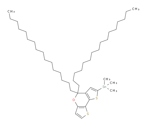 (5,5-dihexadecyl-5H-dithieno[3,2-b:2',3'-d]pyran-7-yl)trimethylstannane