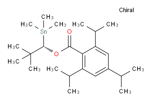 (S)-2,2-dimethyl-1-(trimethylstannyl)propyl 2,4,6-triisopropylbenzoate
