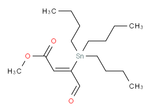 (Z)-methyl 4-oxo-3-(tributylstannyl)but-2-enoate