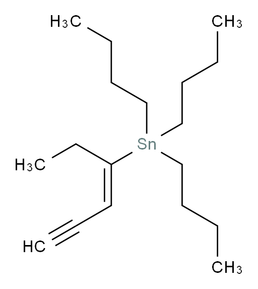 (E)-tributyl(hex-3-en-5-yn-3-yl)stannane