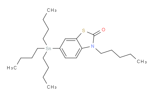3-pentyl-6-(tributylstannyl)benzo[d]thiazol-2(3H)-one