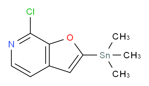 7-chloro-2-(trimethylstannyl)furo[2,3-c]pyridine