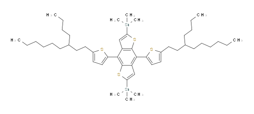 (4,8-bis(5-(3-butylnonyl)thiophen-2-yl)benzo[1,2-b:4,5-b']dithiophene-2,6-diyl)bis(trimethylstannane)