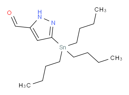 3-(tributylstannyl)-1H-pyrazole-5-carbaldehyde