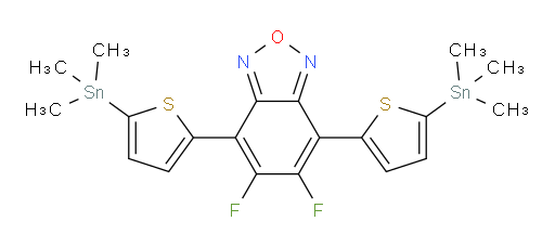5,6-difluoro-4,7-bis(5-(trimethylstannyl)thiophen-2-yl)benzo[c][1,2,5]oxadiazole