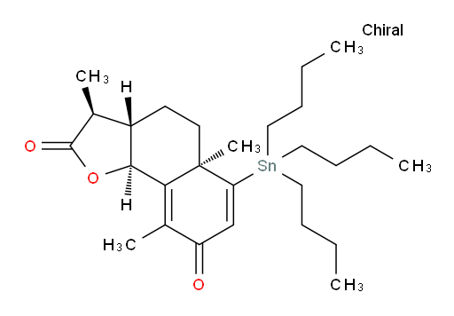 (3S,3aS,5aR,9bS)-3,5a,9-trimethyl-6-(tributylstannyl)-3a,4,5,5a-tetrahydronaphtho[1,2-b]furan-2,8(3H,9bH)-dione