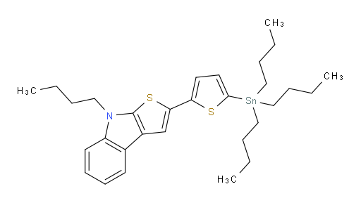 8-butyl-2-(5-(tributylstannyl)thiophen-2-yl)-8H-thieno[2,3-b]indole