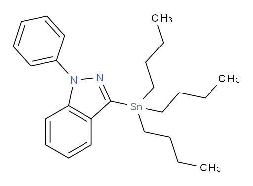 1-phenyl-3-(tributylstannyl)-1H-indazole