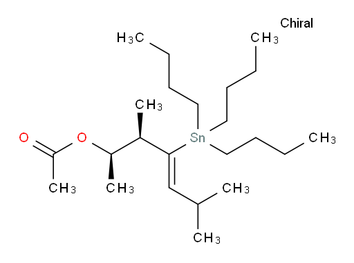 (2R,3R,Z)-3,6-dimethyl-4-(tributylstannyl)hept-4-en-2-yl acetate