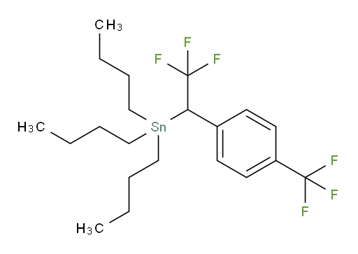 tributyl(2,2,2-trifluoro-1-(4-(trifluoromethyl)phenyl)ethyl)stannane