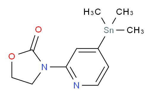 3-(4-(trimethylstannyl)pyridin-2-yl)oxazolidin-2-one