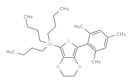 tributyl(7-mesityl-2,3-dihydrothieno[3,4-b][1,4]dioxin-5-yl)stannane