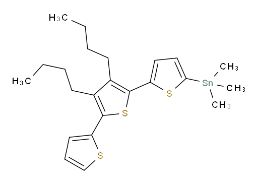 (3',4'-dibutyl-[2,2':5',2''-terthiophen]-5-yl)trimethylstannane