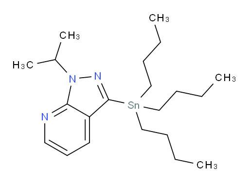 1-isopropyl-3-(tributylstannyl)-1H-pyrazolo[3,4-b]pyridine