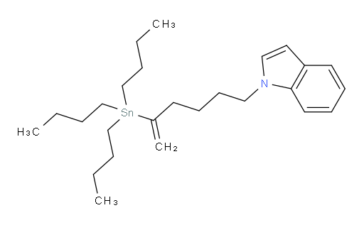 1-(5-(tributylstannyl)hex-5-en-1-yl)-1H-indole