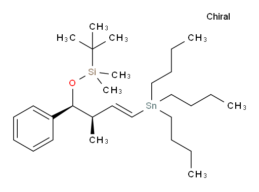 tert-butyldimethyl(((1S,2R,E)-2-methyl-1-phenyl-4-(tributylstannyl)but-3-en-1-yl)oxy)silane