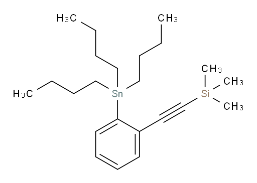 trimethyl((2-(tributylstannyl)phenyl)ethynyl)silane