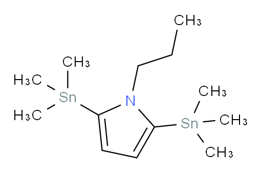 1-propyl-2,5-bis(trimethylstannyl)-1H-pyrrole