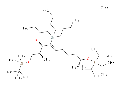 (6S,7R,13R,Z)-15,15-diisopropyl-2,2,3,3,6,13,16-heptamethyl-8-(tributylstannyl)-4,14-dioxa-3,15-disilaheptadec-8-en-7-ol