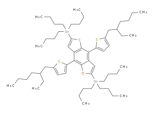 (4,8-bis(5-(2-ethylhexyl)thiophen-2-yl)thieno[2,3-f]benzofuran-2,6-diyl)bis(tributylstannane)