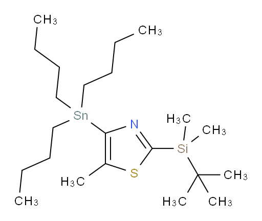 2-(tert-butyldimethylsilyl)-5-methyl-4-(tributylstannyl)thiazole
