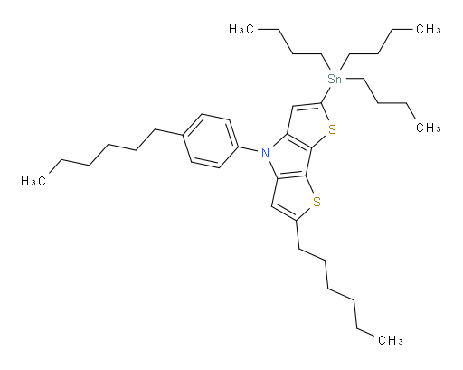 2-hexyl-4-(4-hexylphenyl)-6-(tributylstannyl)-4H-dithieno[3,2-b:2',3'-d]pyrrole