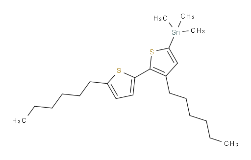 (3,5'-dihexyl-[2,2'-bithiophen]-5-yl)trimethylstannane