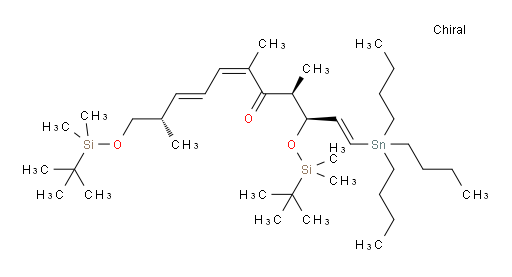 (5S,6S,8Z,10E,12S)-2,2,3,3,6,8,12,15,15,16,16-undecamethyl-5-((E)-2-(tributylstannyl)vinyl)-4,14-dioxa-3,15-disilaheptadeca-8,10-dien-7-one