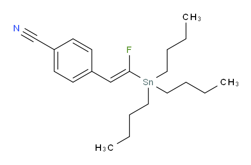 (E)-4-(2-fluoro-2-(tributylstannyl)vinyl)benzonitrile