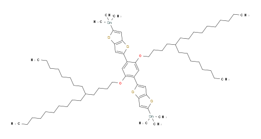 (5,5'-(2,5-bis((5-octylpentadecyl)oxy)-1,4-phenylene)bis(thieno[3,2-b]thiophene-5,2-diyl))bis(trimethylstannane)