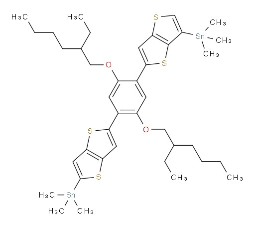 (5-(2,5-bis((2-ethylhexyl)oxy)-4-(5-(trimethylstannyl)thieno[3,2-b]thiophen-2-yl)phenyl)thieno[3,2-b]thiophen-3-yl)trimethylstannane