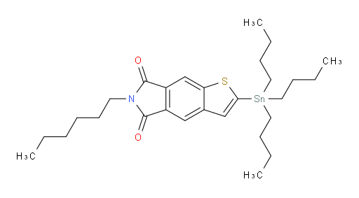 6-hexyl-2-(tributylstannyl)-5H-thieno[2,3-f]isoindole-5,7(6H)-dione