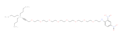 28,28-dibutyl-N-(2,4-dinitrophenyl)-3,6,9,12,15,18,21,24-octaoxa-28-stannadotriacont-26-yn-1-amine