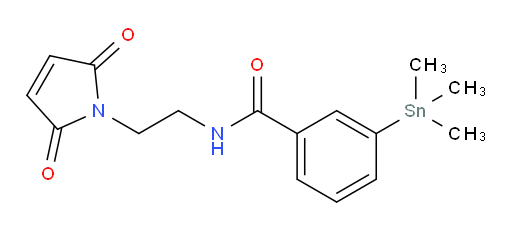 N-(2-(2,5-dioxo-2,5-dihydro-1H-pyrrol-1-yl)ethyl)-3-(trimethylstannyl)benzamide