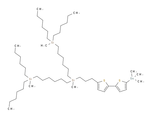 ((methyl(3-(5'-(trimethylstannyl)-[2,2'-bithiophen]-5-yl)propyl)silanediyl)bis(hexane-6,1-diyl))bis(dihexyl(methyl)silane)
