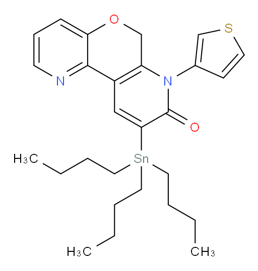 7-(thiophen-3-yl)-9-(tributylstannyl)-6H-pyrano[3,2-b:5,4-b']dipyridin-8(7H)-one