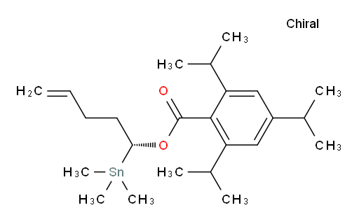 (R)-1-(trimethylstannyl)pent-4-en-1-yl 2,4,6-triisopropylbenzoate