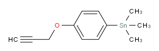trimethyl(4-(prop-2-yn-1-yloxy)phenyl)stannane
