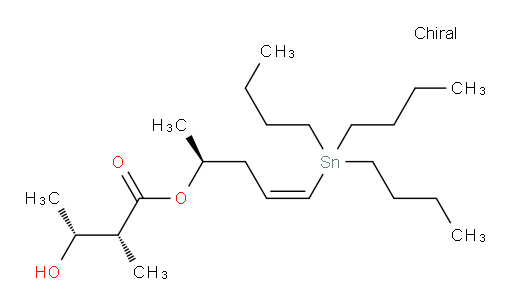 (2R,3R)-(S,Z)-5-(tributylstannyl)pent-4-en-2-yl 3-hydroxy-2-methylbutanoate