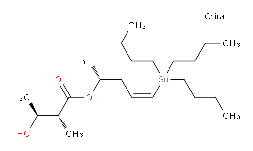 (2R,3S)-(R,Z)-5-(tributylstannyl)pent-4-en-2-yl 3-hydroxy-2-methylbutanoate