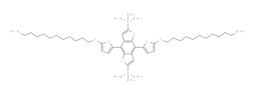 (4,8-bis(5-(dodecylthio)thiophen-2-yl)benzo[1,2-b:4,5-b']dithiophene-2,6-diyl)bis(trimethylstannane)