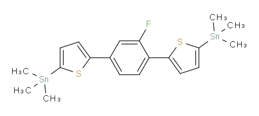 (5,5'-(2-fluoro-1,4-phenylene)bis(thiophene-5,2-diyl))bis(trimethylstannane)