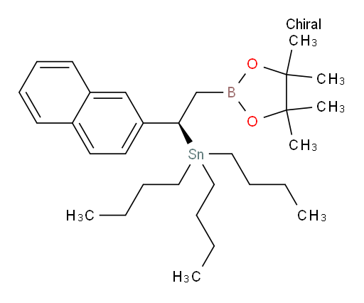 (R)-tributyl(1-(naphthalen-2-yl)-2-(4,4,5,5-tetramethyl-1,3,2-dioxaborolan-2-yl)ethyl)stannane