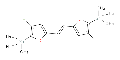 (E)-1,2-bis(4-fluoro-5-(trimethylstannyl)furan-2-yl)ethene