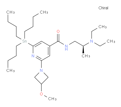 (S)-N-(2-(diethylamino)propyl)-2-(3-methoxyazetidin-1-yl)-6-(tributylstannyl)isonicotinamide