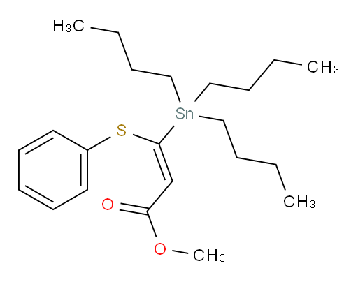 (E)-methyl 3-(phenylthio)-3-(tributylstannyl)acrylate