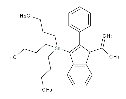 tributyl(2-phenyl-1-(prop-1-en-2-yl)-1H-inden-3-yl)stannane