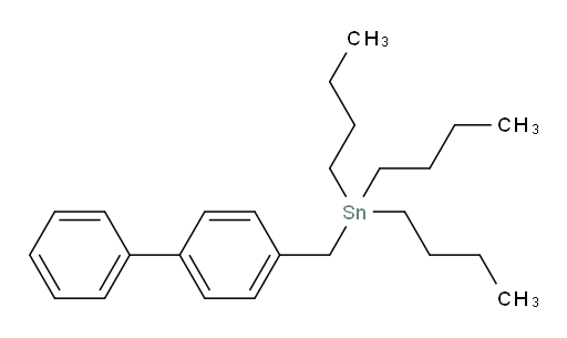 ([1,1'-biphenyl]-4-ylmethyl)tributylstannane